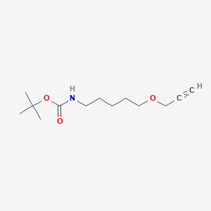 tert-butylN-[5-(prop-2-yn-1-yloxy)pentyl]carbamate