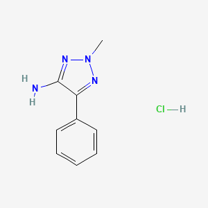 2-methyl-5-phenyl-2H-1,2,3-triazol-4-amine hydrochloride