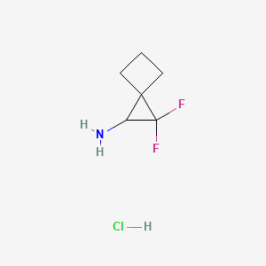 2,2-Difluorospiro[2.3]hexan-1-aminehydrochloride