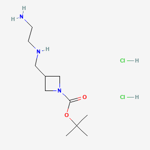 Tert-butyl 3-{[(2-aminoethyl)amino]methyl}azetidine-1-carboxylate dihydrochloride