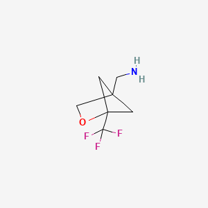 (1-(Trifluoromethyl)-2-oxabicyclo[2.1.1]hexan-4-yl)methanamine