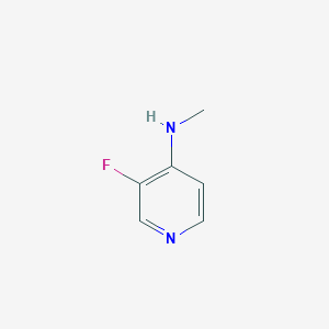 molecular formula C6H7FN2 B15305187 3-Fluoro-N-methylpyridin-4-amine 