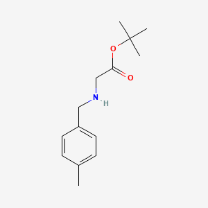 molecular formula C14H21NO2 B15305258 tert-Butyl (4-methylbenzyl)glycinate 