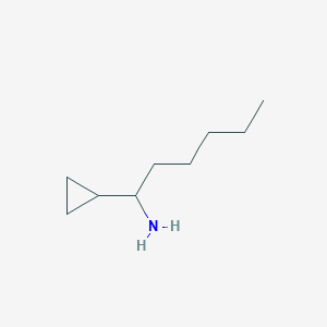 1-Cyclopropylhexan-1-amine