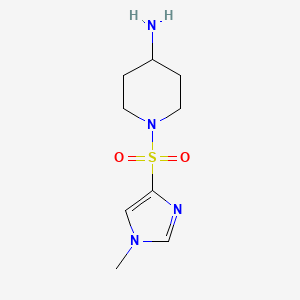 1-(1-Methyl-1H-imidazole-4-sulfonyl)-piperidin-4-ylamine