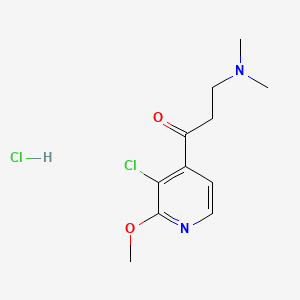 1-(3-Chloro-2-methoxypyridin-4-yl)-3-(dimethylamino)propan-1-one hydrochloride