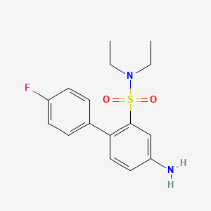 4-amino-N,N-diethyl-4'-fluoro-[1,1'-biphenyl]-2-sulfonamide