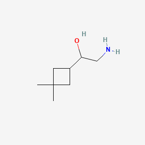 2-Amino-1-(3,3-dimethylcyclobutyl)ethan-1-ol