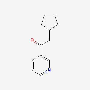 2-Cyclopentyl-1-(pyridin-3-yl)ethan-1-one