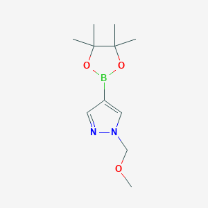 molecular formula C11H19BN2O3 B1530553 1-(甲氧基甲基)-4-(4,4,5,5-四甲基-1,3,2-二氧杂硼环-2-基)-1H-吡唑 CAS No. 1301198-65-1
