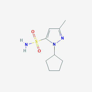 1-cyclopentyl-3-methyl-1H-pyrazole-5-sulfonamide