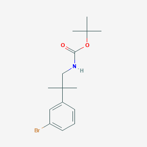 tert-Butyl (2-(3-bromophenyl)-2-methylpropyl)carbamate