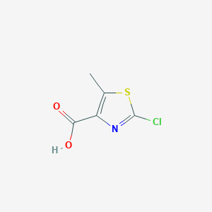 molecular formula C5H4ClNO2S B1530554 2-Chloro-5-methylthiazole-4-carboxylic acid CAS No. 1194374-24-7