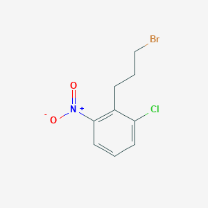 1-(3-Bromopropyl)-2-chloro-6-nitrobenzene