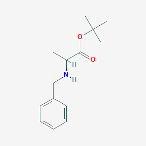 molecular formula C14H21NO2 B15305598 Tert-butyl benzylalaninate 