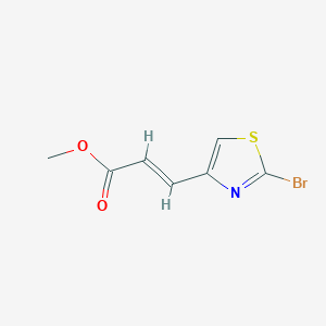 Methyl (E)-3-(2-bromothiazol-4-yl)acrylate