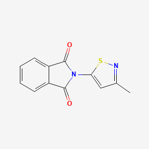 B1530568 2-(3-Methylisothiazol-5-yl)isoindole-1,3-dione CAS No. 1258841-00-7