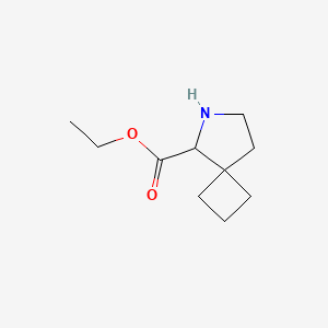 molecular formula C10H17NO2 B15305695 Ethyl 6-azaspiro[3.4]octane-5-carboxylate 