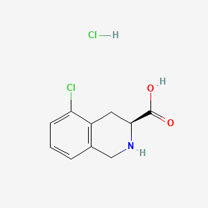 (3S)-5-chloro-1,2,3,4-tetrahydroisoquinoline-3-carboxylic acid hydrochloride