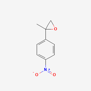 molecular formula C9H9NO3 B15305725 2-Methyl-2-(4-nitrophenyl)oxirane CAS No. 75590-19-1