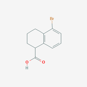 5-Bromo-1,2,3,4-tetrahydronaphthalene-1-carboxylic acid