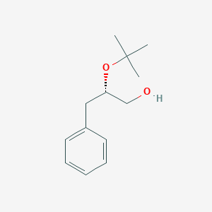 molecular formula C13H20O2 B15305754 (2S)-2-(tert-butoxy)-3-phenylpropan-1-ol 