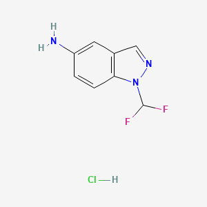 1-(difluoromethyl)-1H-indazol-5-amine hydrochloride