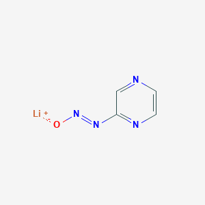 lithium(1+) (E)-(pyrazin-2-yl)diazenolate