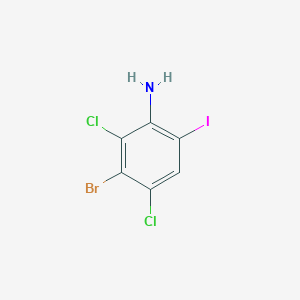 3-Bromo-2,4-dichloro-6-iodoaniline