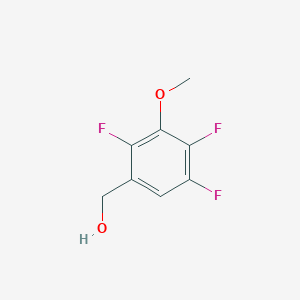 molecular formula C8H7F3O2 B15305875 (2,4,5-Trifluoro-3-methoxyphenyl)methanol 