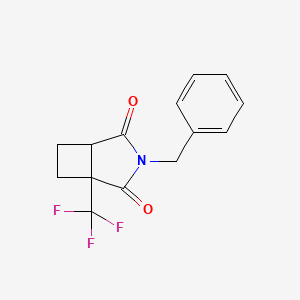 3-Benzyl-1-(trifluoromethyl)-3-azabicyclo[3.2.0]heptane-2,4-dione