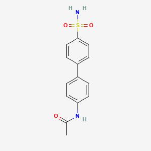 N-[4-(4-sulfamoylphenyl)phenyl]acetamide