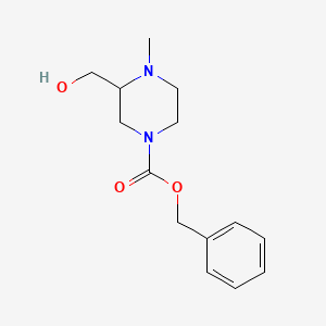 Benzyl 3-(hydroxymethyl)-4-methylpiperazine-1-carboxylate