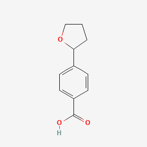 molecular formula C11H12O3 B1530598 4-(四氢呋喃-2-基)苯甲酸 CAS No. 1368755-48-9