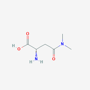 molecular formula C6H12N2O3 B15305994 N4,N4-Dimethyl-asparagine 