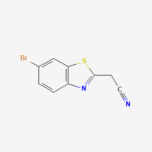 2-Benzothiazoleacetonitrile, 6-bromo-