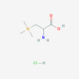 2-Amino-3-(trimethylsilyl)propanoic acid hydrochloride