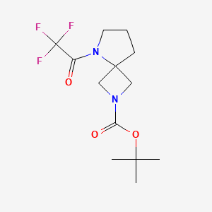 Tert-butyl 5-(trifluoroacetyl)-2,5-diazaspiro[3.4]octane-2-carboxylate