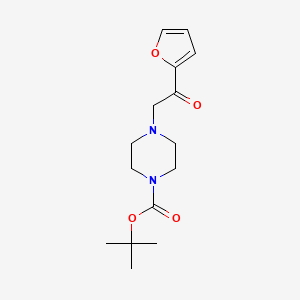 tert-Butyl 4-(2-(furan-2-yl)-2-oxoethyl)piperazine-1-carboxylate