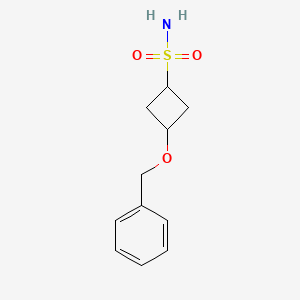 3-(Benzyloxy)cyclobutane-1-sulfonamide