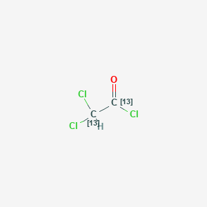 B1530610 Dichloro(~13~C_2_)acetyl chloride CAS No. 1228182-39-5