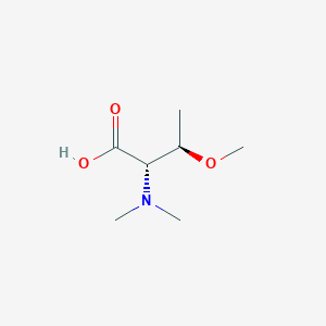 molecular formula C7H15NO3 B15306131 (2S,3R)-2-(dimethylamino)-3-methoxybutanoic acid 