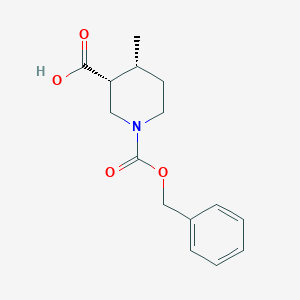 rel-(3R,4R)-1-((benzyloxy)carbonyl)-4-methylpiperidine-3-carboxylic acid