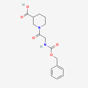 1-(2-{[(Benzyloxy)carbonyl]amino}acetyl)piperidine-3-carboxylic acid