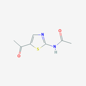 molecular formula C7H8N2O2S B1530622 n-(5-Acetyl-1,3-thiazol-2-yl)acetamide CAS No. 860620-57-1