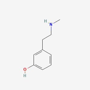 molecular formula C9H13NO B15306235 3-[2-(Methylamino)ethyl]phenol 