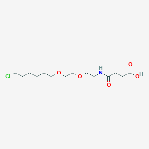 molecular formula C14H26ClNO5 B1530626 4-((2-(2-((6-氯己基)氧基)乙氧基)乙基)氨基)-4-氧代丁酸 CAS No. 1488363-39-8
