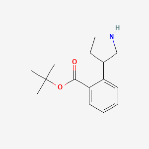 Tert-butyl 2-pyrrolidin-3-ylbenzoate