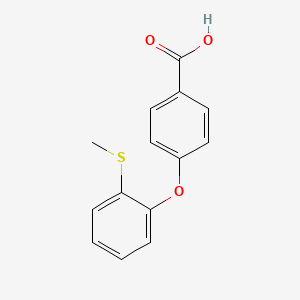 4-[2-(Methylsulfanyl)phenoxy]benzoic acid