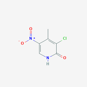 3-Chloro-4-methyl-5-nitro-1,2-dihydropyridin-2-one